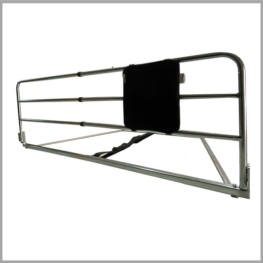 Length Adjustable Bed Side Safety Rail Guard Protector for Adults with Storage Pocket - 36 to 52 Inch