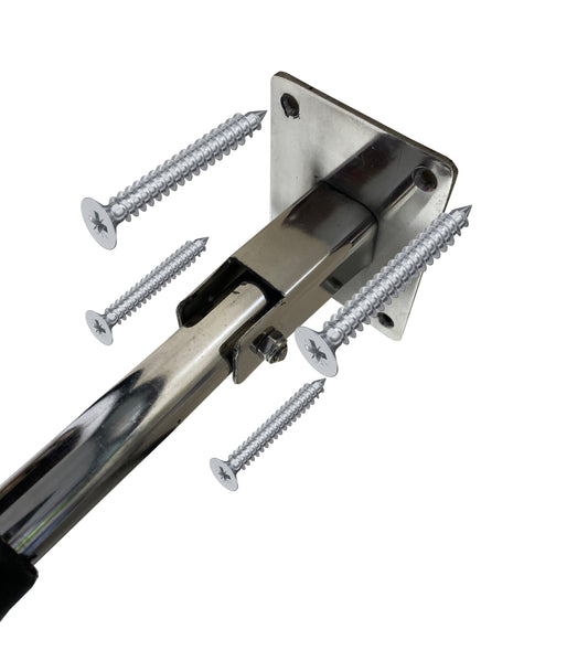 Stainless Steel Heavy Duty Height & Length Adjustable Wall Mounted Indian Conversion Commode Chair