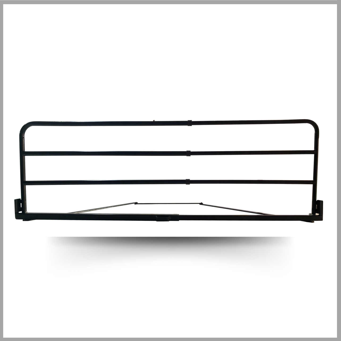 Length Adjustable Bed Side Safety Rail Guard Protector for Adults with Storage Pocket - 36-48 Inches