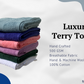 Cotton 100% Quick Dry & Super Absorbent Bath Towel, Navy Blue