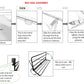 Bed Side Safety Rail Guard/Protector For Adults/Seniors - Black