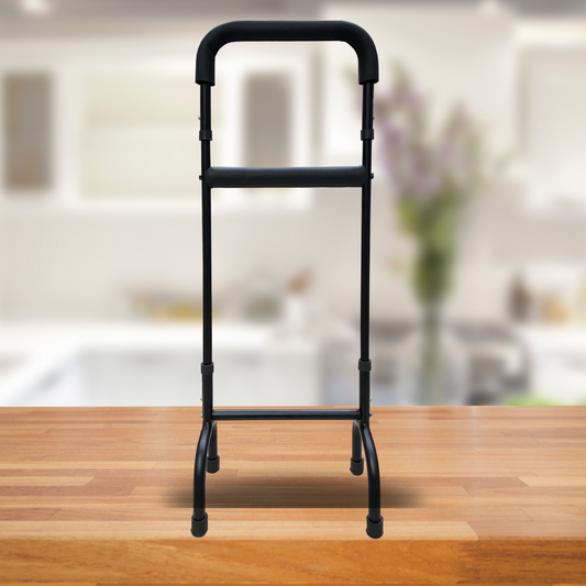 Side Walker & Self Standing Cane with Adjustable Height & Anti-Slip Grips