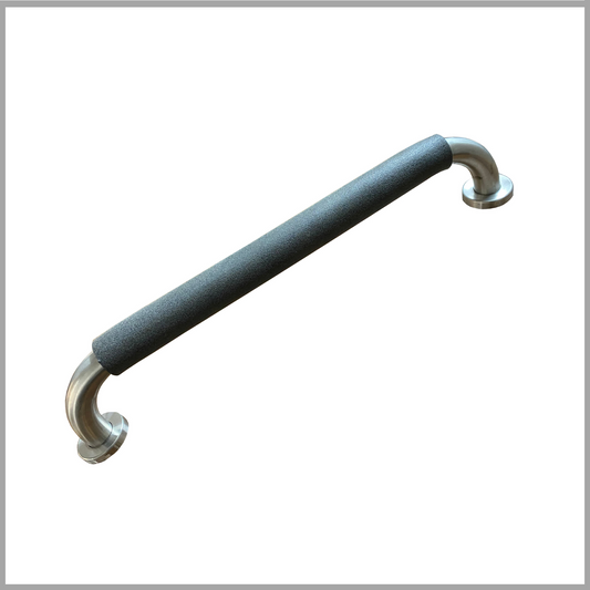 Stainless Steel Bathroom Safety Grab Bar with Anti-Slip Grip, 24 Inch Length